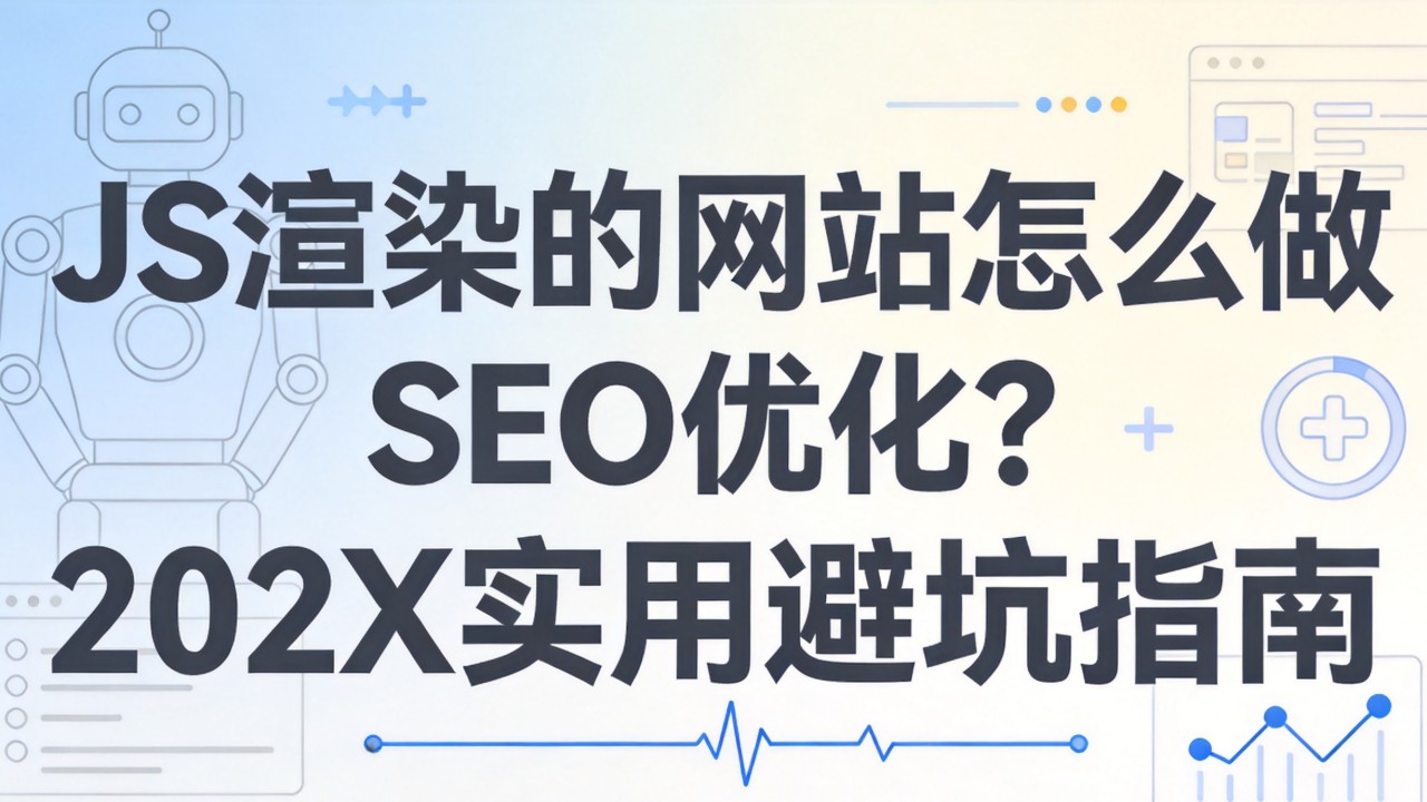 JS渲染的网站怎么做SEO优化?202X实用避坑指南 JS渲染的网站怎么做SEO优化