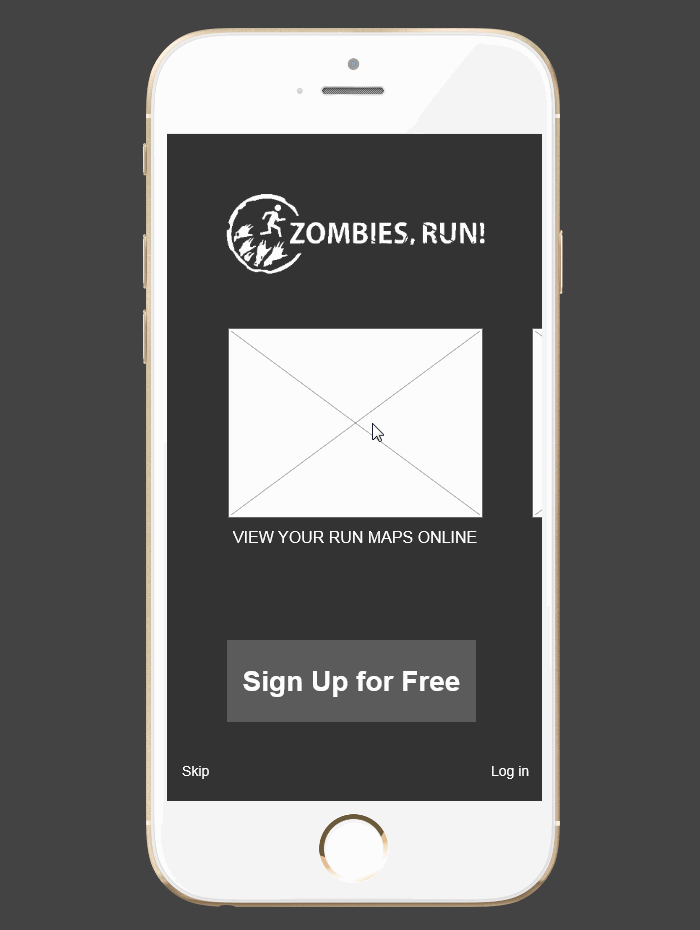 运动类App原型制作分享-Zombies, Run