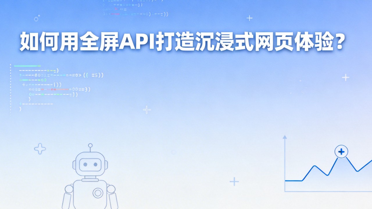 如何用全屏API打造沉浸式网页体验