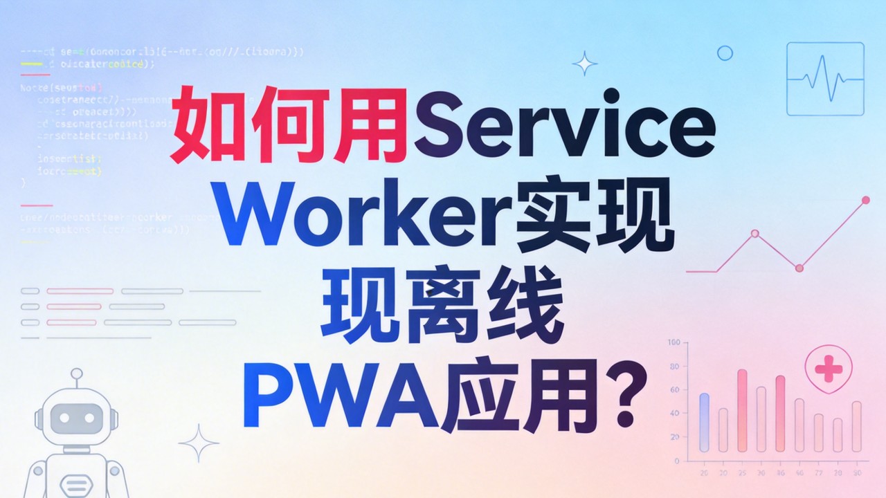 如何用Service Worker实现离线PWA应用