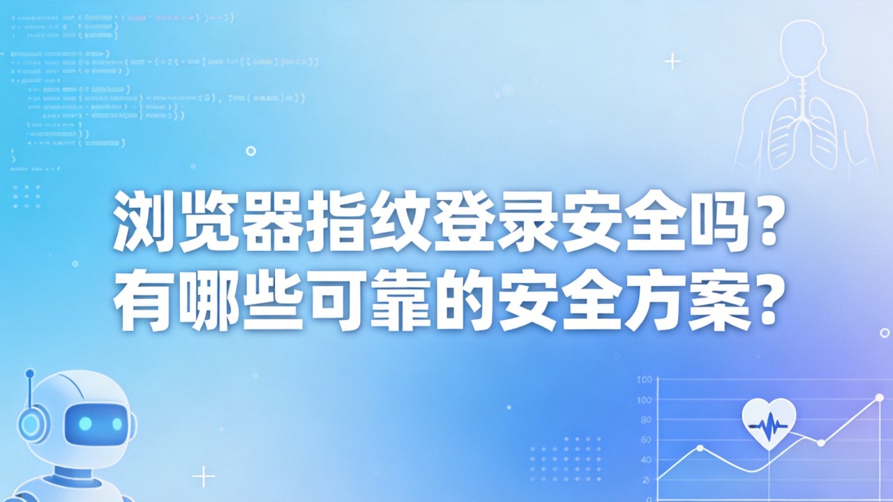 浏览器指纹登录安全吗？有哪些可靠的安全方案？